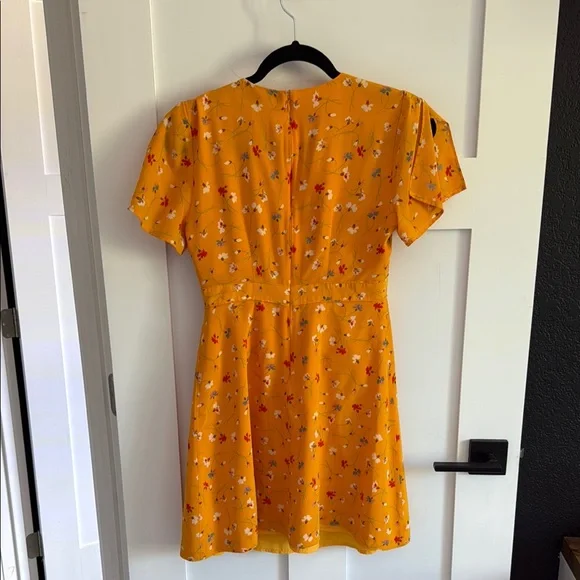 Madewell Floral Yellow Dress Size 2 - Picture 5 of 5